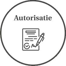 Logo van autorisatie