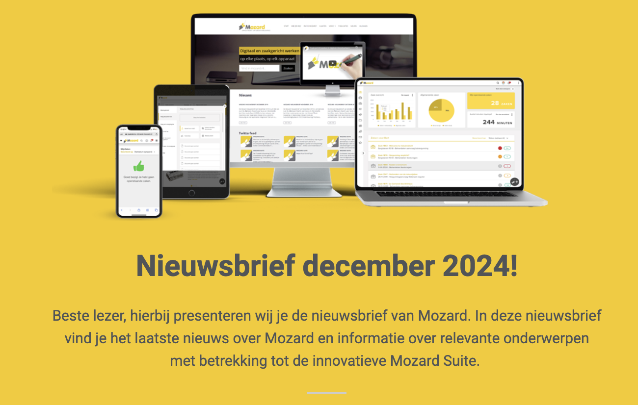 Mozard nieuwsbrief december 2024