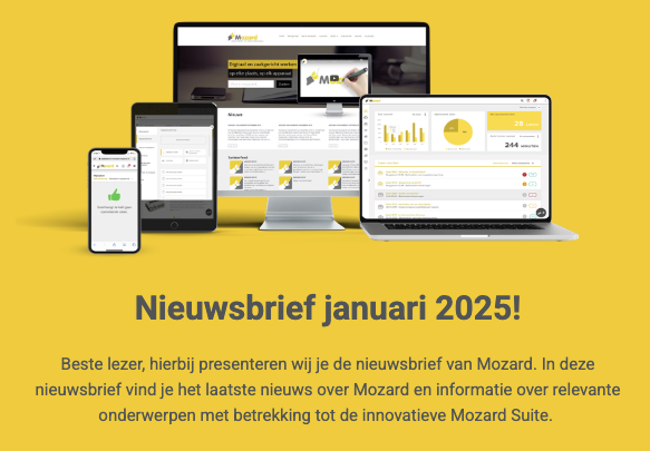 Mozard nieuwsbrief januari 2025